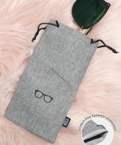 Miss A Linen Eyewear Pouch