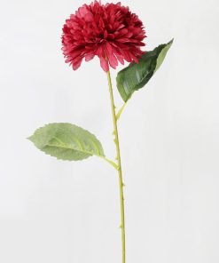 Official Key Items Artificial Flowers - Red Dahlia