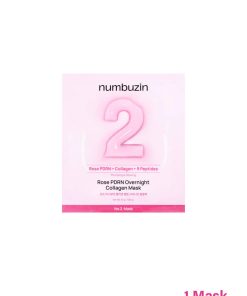 Alternative view of numbuzin No. 2 Rose PDRN Overnight Collagen Mask
