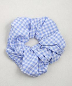 Gingham Scrunchies