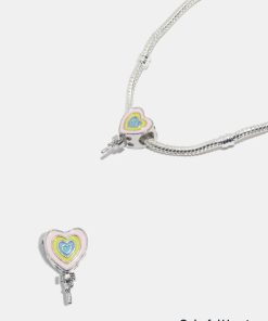 Alternative view of Miss A Bead Charm - Dangling Hearts