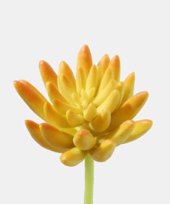 Official Key Items Artificial Succulents - Orange Spike Rosette