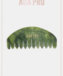 Jade Scalp Massaging Gua Sha Comb