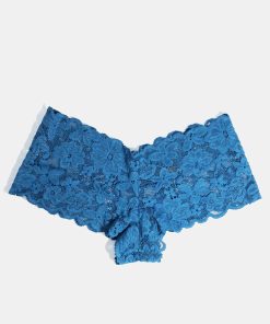 Turquoise Lace Cheeky