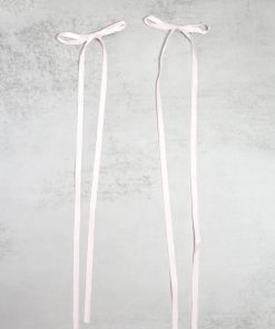 Alternative view of 2 PC Long Thin Bow Hairclips