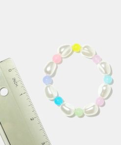 Alternative view of Pearl & Bead Bracelet