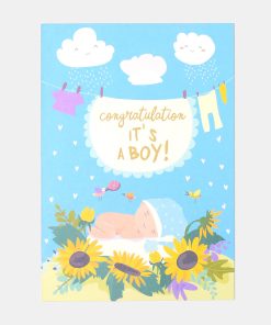 It's A Boy! Greeting Card