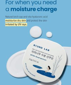 Alternative view of ROUND LAB Birch Juice Moisturizing UVLOCK Sun Cushion 15g