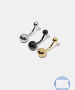 Miss A Body Jewelry - Dangle Ball Belly Button Ring