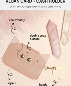 Alternative view of Paw Paw Vegan Leather Card Holder
