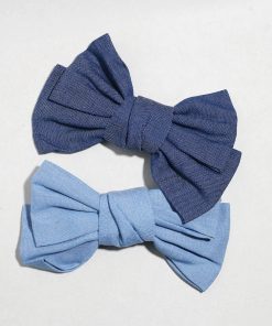 The Denim Bow Clip