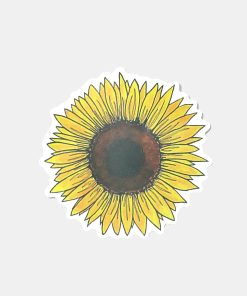 Official Key Items Sticker - Yellow Sunflower