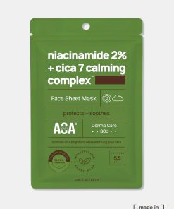 AOA Skin Niacinamide 2% + CICA 7 Calming Complex Sheet Mask