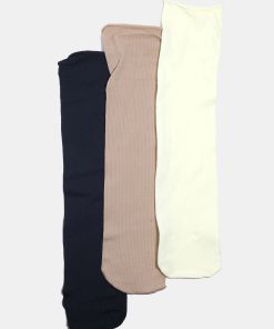 Miss A Ribbed Crew Length Premium Socks