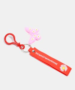 Alternative view of Colorful Butterfly Keychain