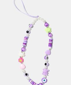 Beaded Cellphone Strap Keychain