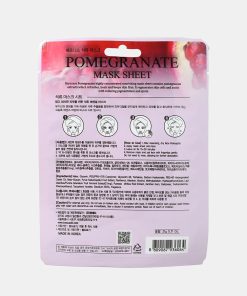 Alternative view of Baroness Sheet Mask- Pomegranate