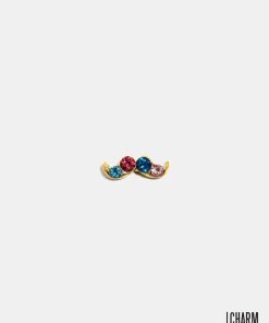 Mustache Locket Charm