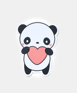 Official Key Items Sticker - Heart Panda