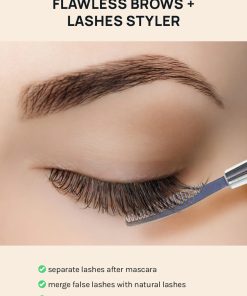 Alternative view of AOA Dual Brow Comb + Spoolie