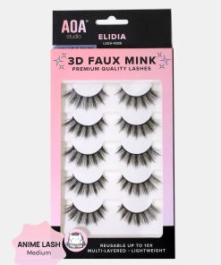 Paw Paw: 3D Faux Mink Lashes - Elidia 5-Pack