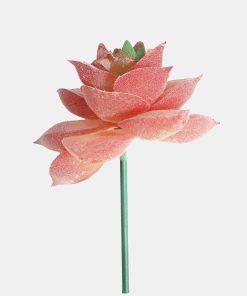 Alternative view of Official Key Items Artificial Succulents - Pink Echeveria Purpusorum