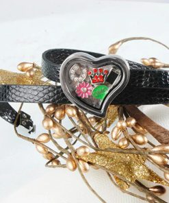 Alternative view of Gold Letter C Locket Charm