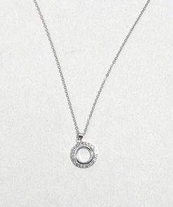 Halo Spark Circle Necklace