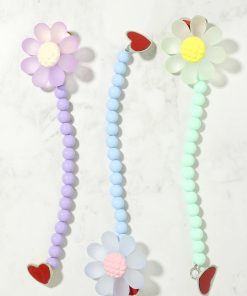 Flower & Bead Phone Strap