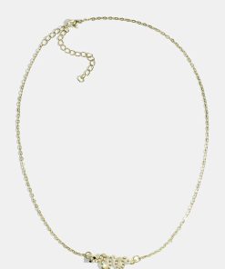 Alternative view of Rhinestone-Studded Snake Necklace