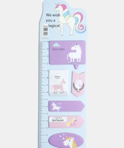 Alternative view of Unicorn Print Index Sticky Notes & Ruler