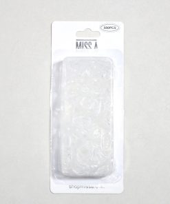 500 PCS Mini Clear Elastic Rubber Hair Bands