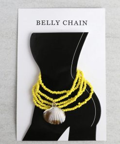 Alternative view of Seashell Charm Beaded Waist Chain